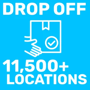 Drop off your item to 11,500 locations 